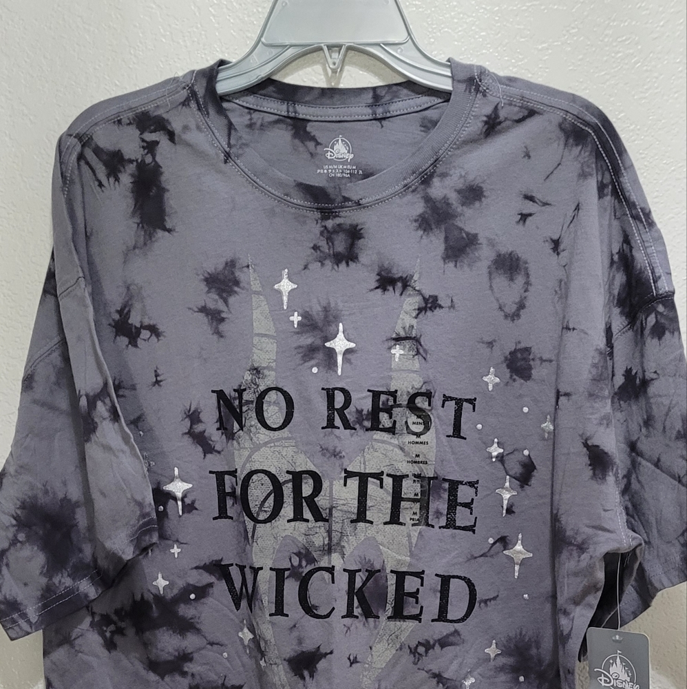 Sleeping Beauty Tie Dye Shirt Medium - Maleficent